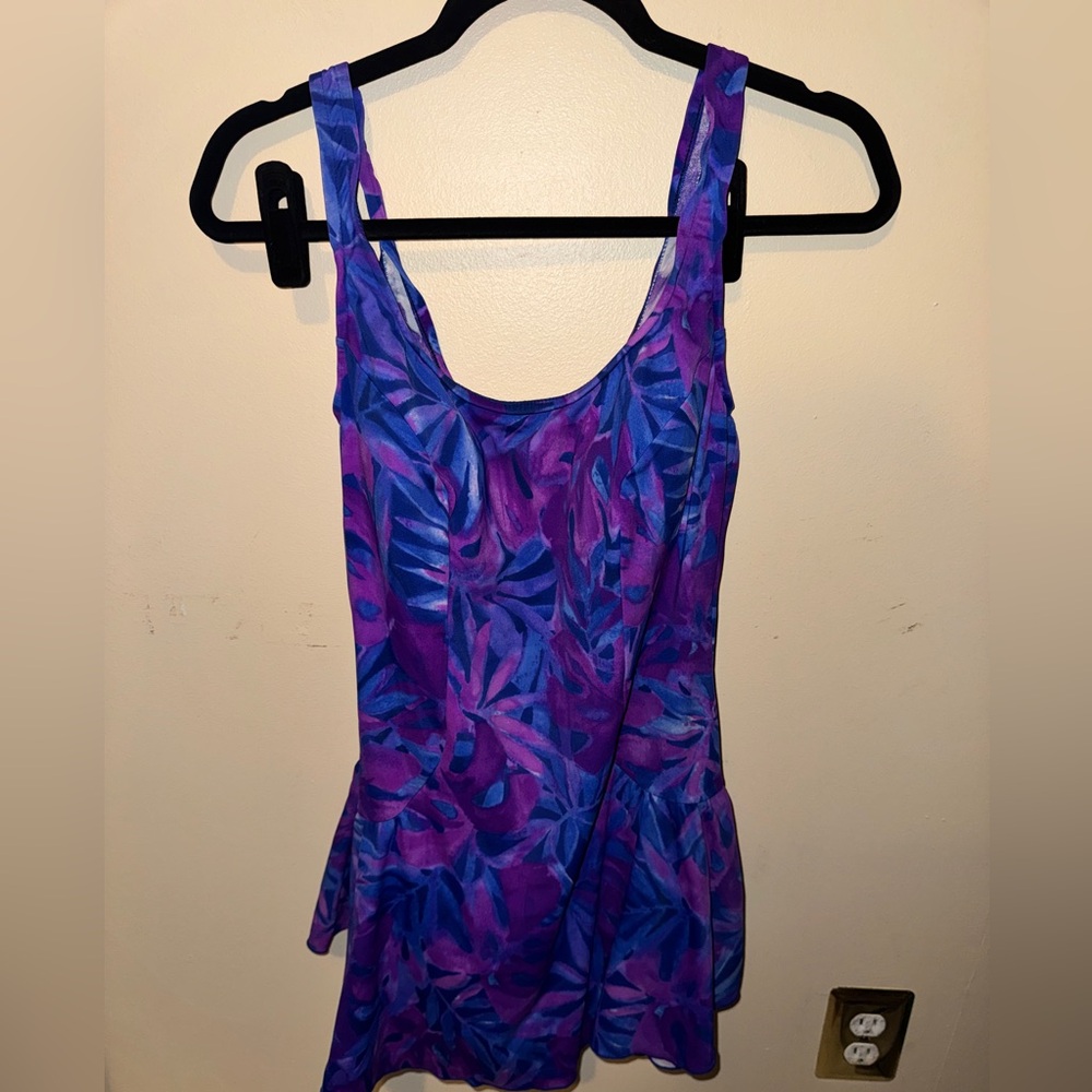 Free- Le Cove Purple and Blue Women's swimsuit